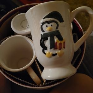 Christmas coffee cup set